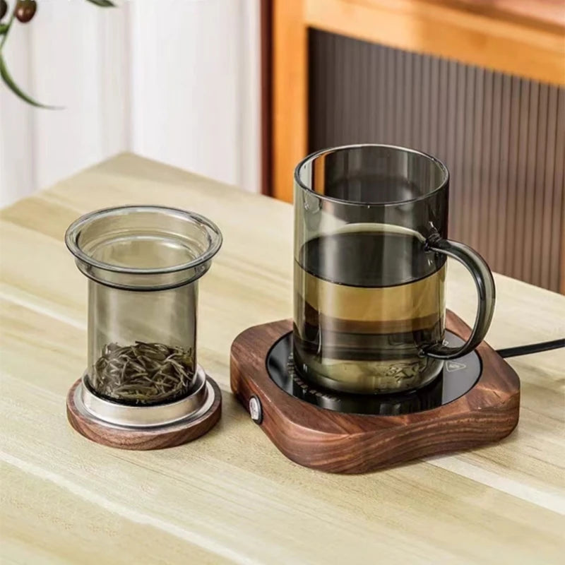 Heat Resistant Glass Filter Tea Cup with Tea Strainer Infuser Flower Kettle Kung Fu Teaware Set Puer Oolong Pot Home Drinkware Oasis Select