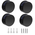 Set Of 4 Bathroom Mirror Clips Zinc Alloy Holders For 3mm 5mm Glass Reliable Support With Elegant Black Finish For Your Home Oasis Select China Mainland