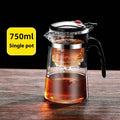 Borosilicate Glass Teapot with Filter & Lid – 500/700ml
