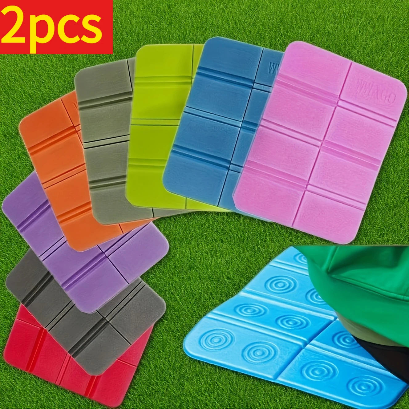 Portable Single Pad Outdoor Folding Pad Seat Cushion Picnic Mat Waterproof Moisture-proof EVA Household Products Oasis Select