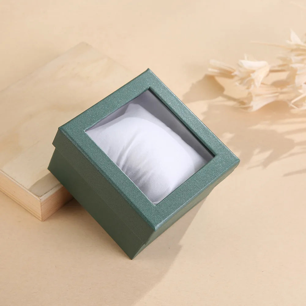 Pinstripe Transparent Watch Box | Jewelry Storage Gift Case