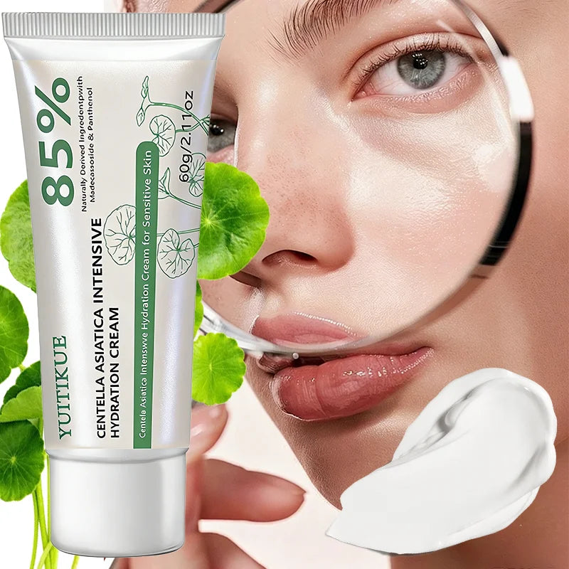 YUITIKUE Centella Asiatica Hydration Cream 85% Natural Ingredients Moisturize Non-Greasy Sensitive Skin Oasis Select