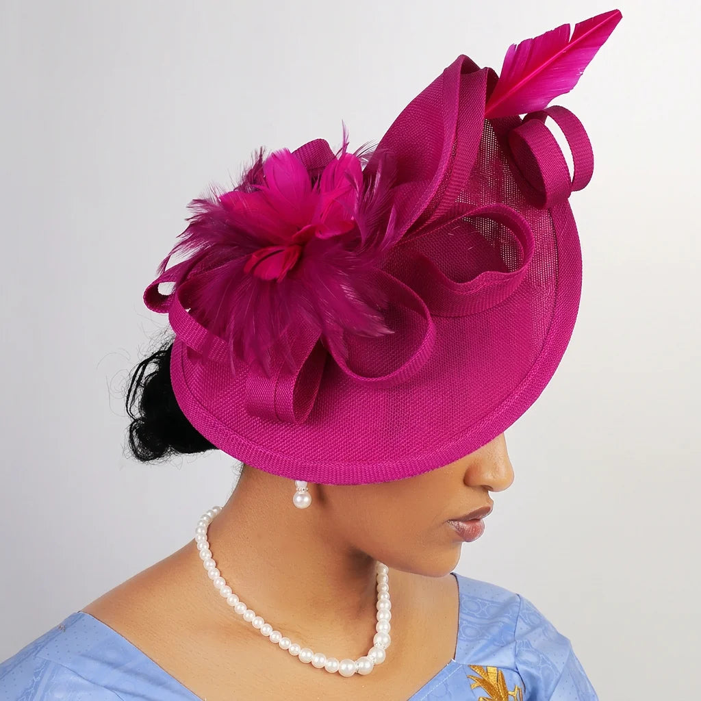 Handmade Vintage Bridal Fascinator Hat | Derby & Wedding