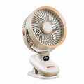 URGGU Mini Clip Desk Fan – 3-in-1, 5 Speeds, 270° Wireless