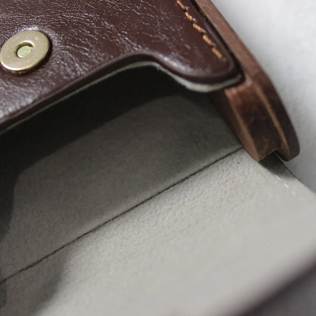 Creative Retro Leather Men's Cigarette Case Moisture Resistance Simple Short Protective Case Smoking Accessories Oasis Select