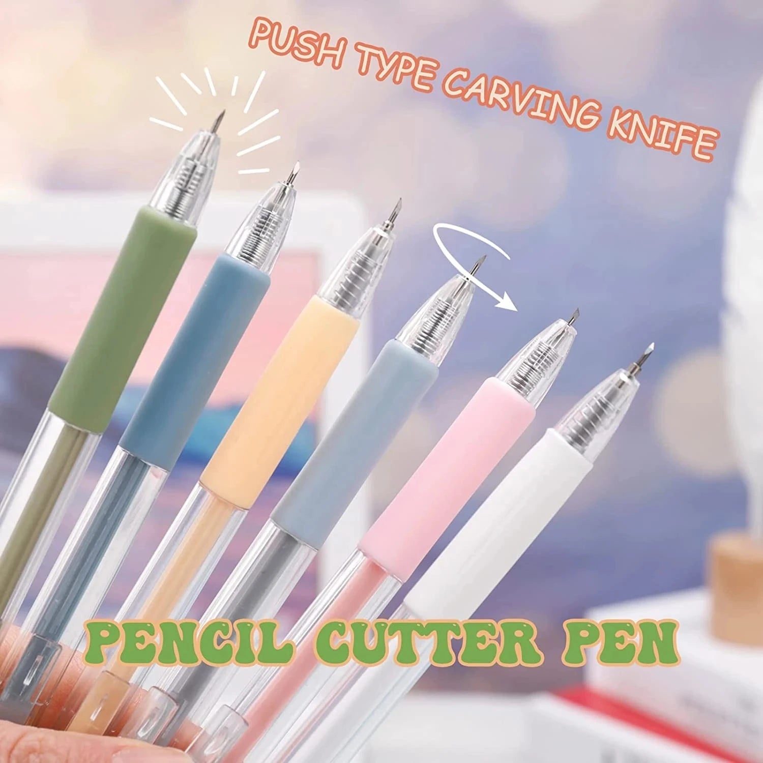 Art Utility Knife Pen Knife Cut Stickers Scrapbooking Cutting Tool Express Box Knife School Supplies DIY Craft Supplies Home Oasis Select