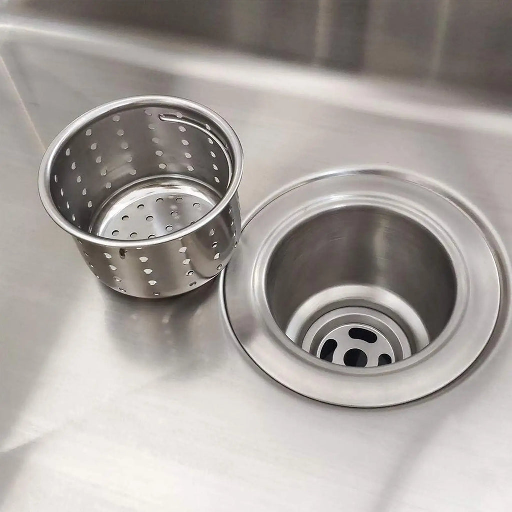 Stainless Steel Water Tank Strainer Sink Sewer Filter Waste Screen Floor Drain Hair Colanders for Kitchen Bathroom Accessories Oasis Select