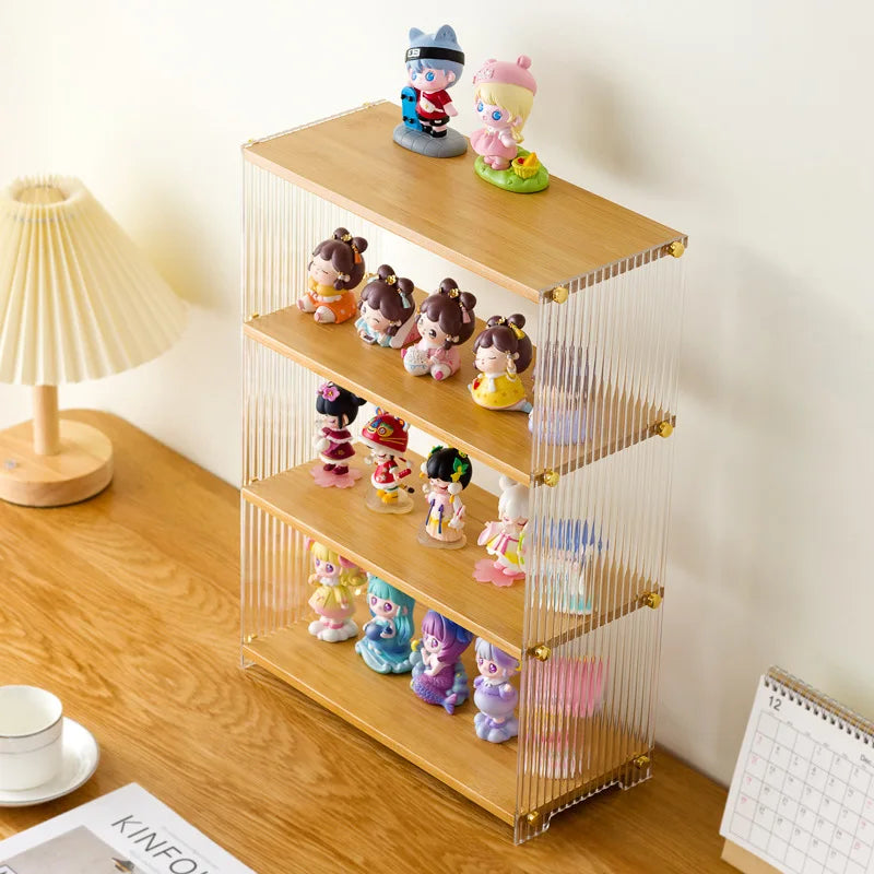 Blind Box Storage Display Rack Lego Figure Shelf Transparent Arrangement Cabinet Acrylic POP MART Display Box Layered Rack Oasis Select