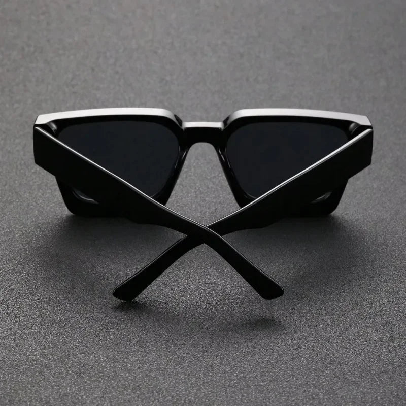 1PC Unisex Plastic Fashion Square Frame Sunglasses For Street Photography And Beach Trips Driving Accessories Oasis Select