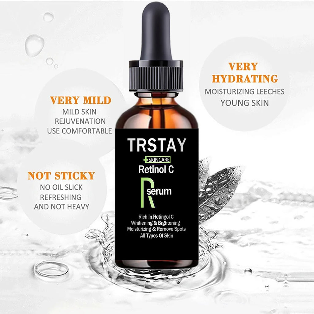 TRSTAY Vitamin C Facial Essence – Hyaluronic Acid & Vitamin E