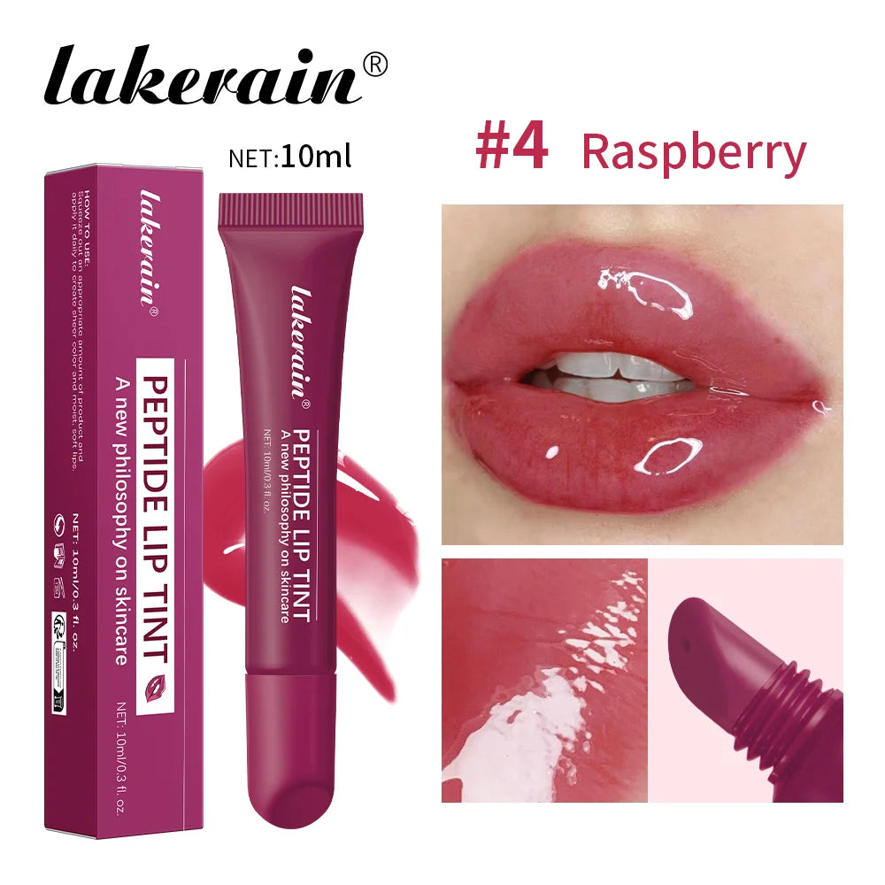 Peptide Tinted Mirror Finish Moisturizing Lipstick Long-Lasting Color-Enhancing Lip Gloss Remove Line Lip Protection Serum Oasis Select 04