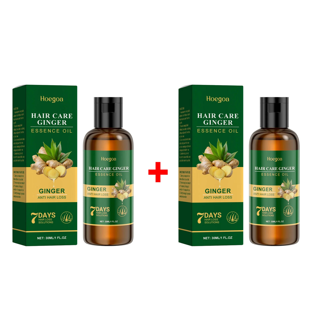 Ginger Anti Loss Shampoo Hair Strengthen Restore Damaged Oil Control Cleansing Dandruff Moisturizing Smooth Hair Growth Shampoo Oasis Select 2pcs