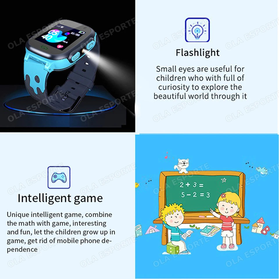 Kids Smart Watch GPS Tracker | SOS Call, Video Call & 2G SIM