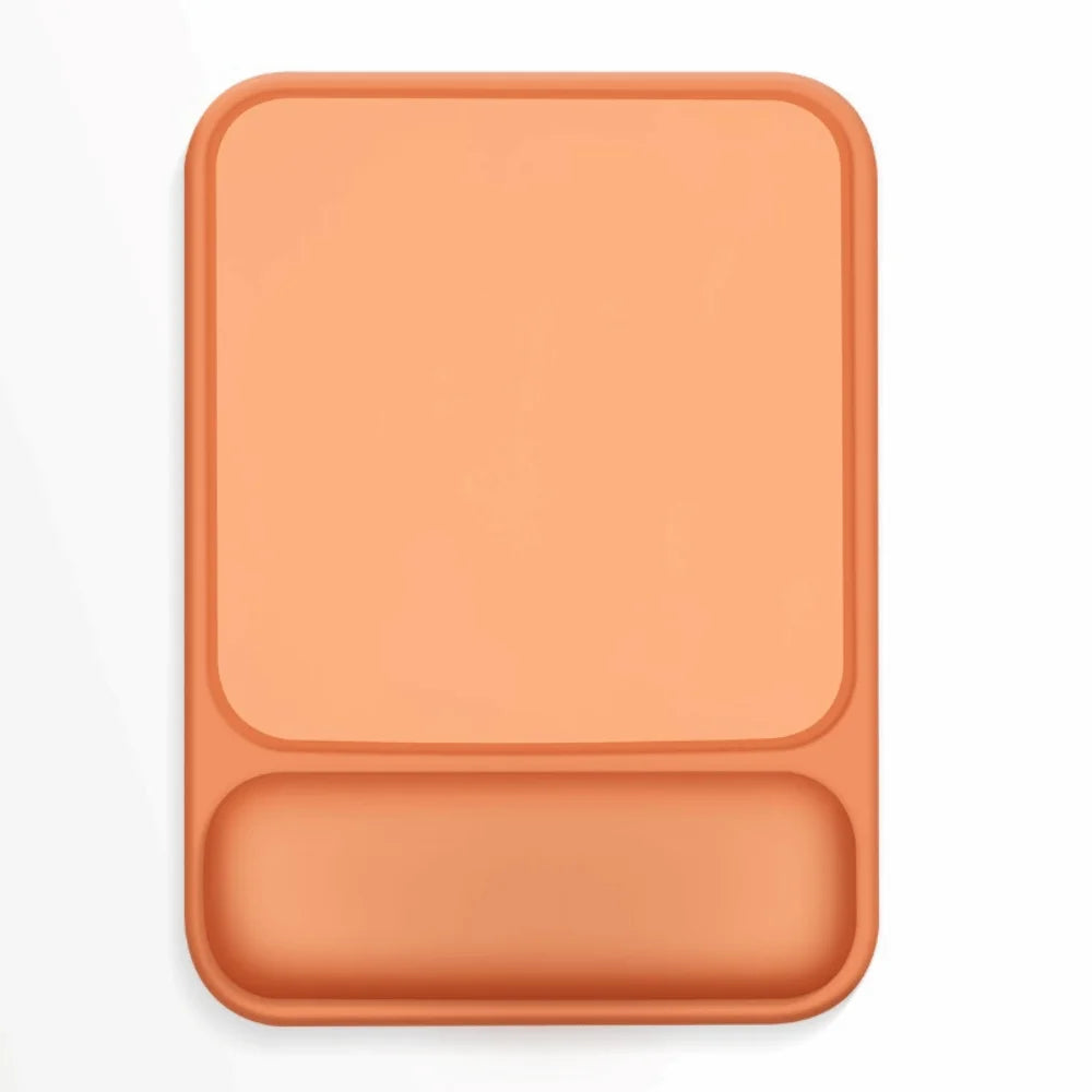 Ergonomic Wrist Rest Mouse Pad Soft Palm Rest Non-Slip Base Hand Pillow Durable Slow Rebound Mouse Mat Office Use Oasis Select Mouse Pad orange