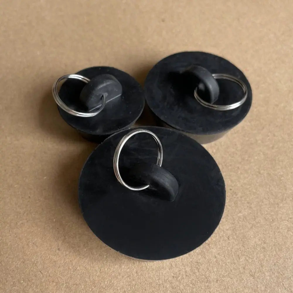 1/3pcs Rubber Bath Tub Sink Water Floor Drain Plug Durable Rubber Drain Stopper Replacement Fittings Oasis Select