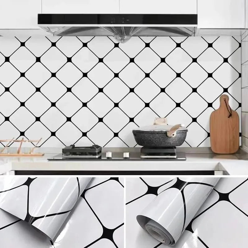 Kitchen Wallpaper Sticker Wall Stickers Waterproof and Oil Resistant Cooking Bench Range Hood High Temperature Resistance 40cm Oasis Select A 40cmX2000cm