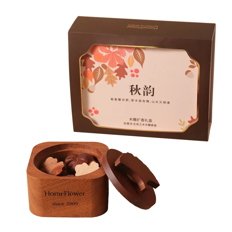 Fragrance Gift Box No Fire Aromatherapy Essential oil Long-lasting bedroom decoration diffuser wood birthday gift Oasis Select