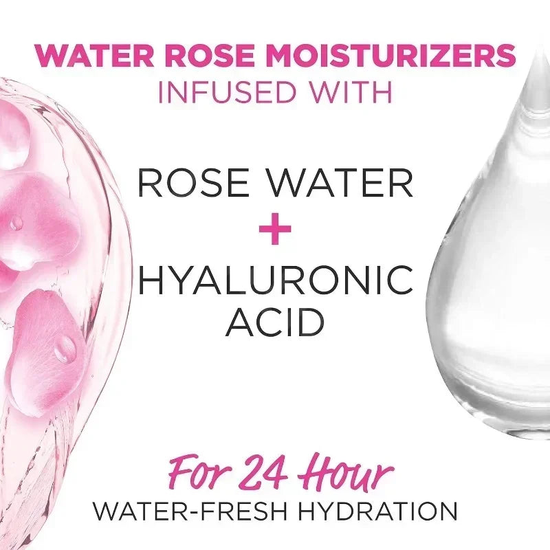 Rose Hydro Boost Water Face Cream with Hyaluronic Acid Dry Skin Whitening for Dark Skin Soothing Hydrating Facial Moistrurizer Oasis Select