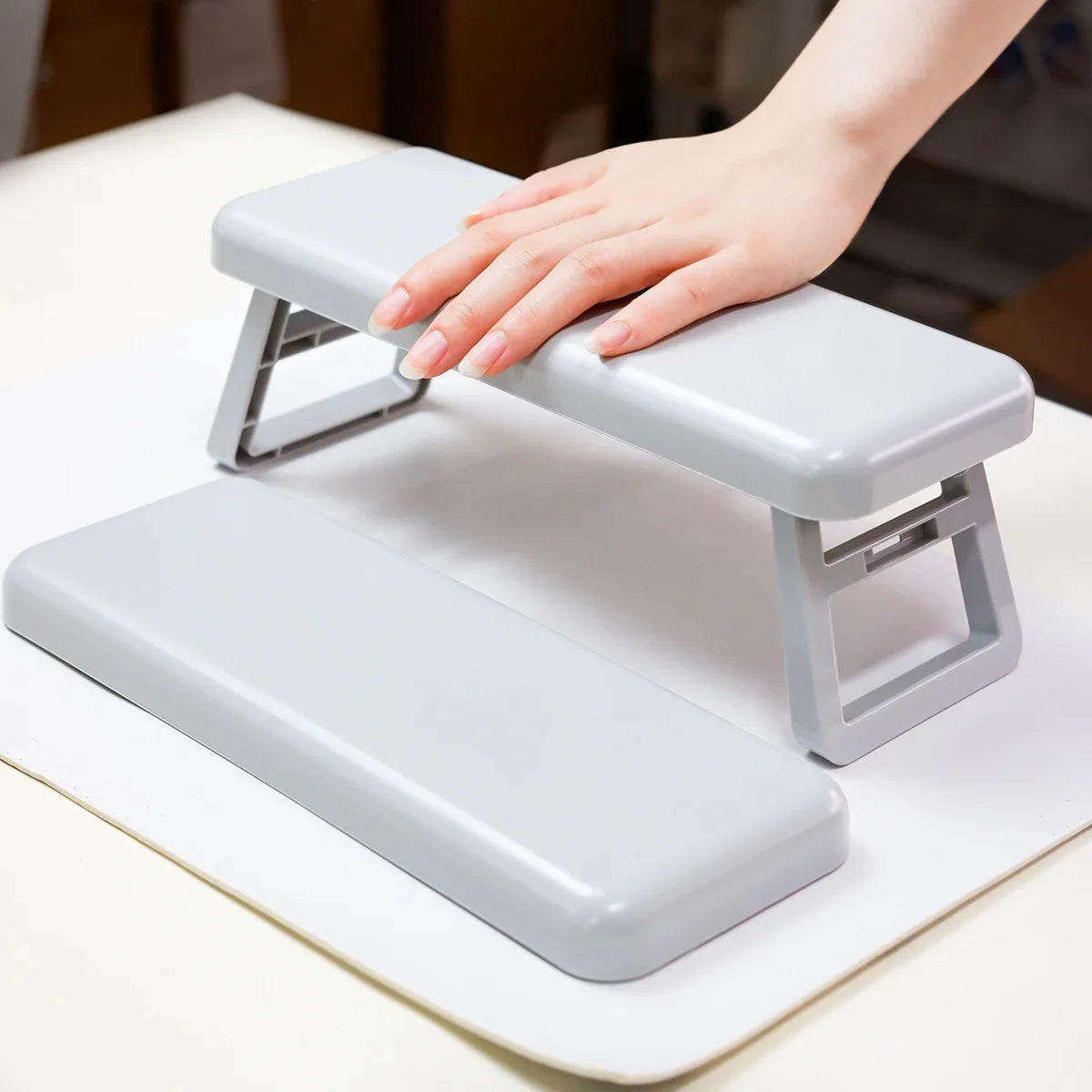 Foldable Manicure Arm Rest Stand Soft Sponge Cushion Pillow Holder Multifunctional Table Desk Support Mat Essential PracticeTool Oasis Select