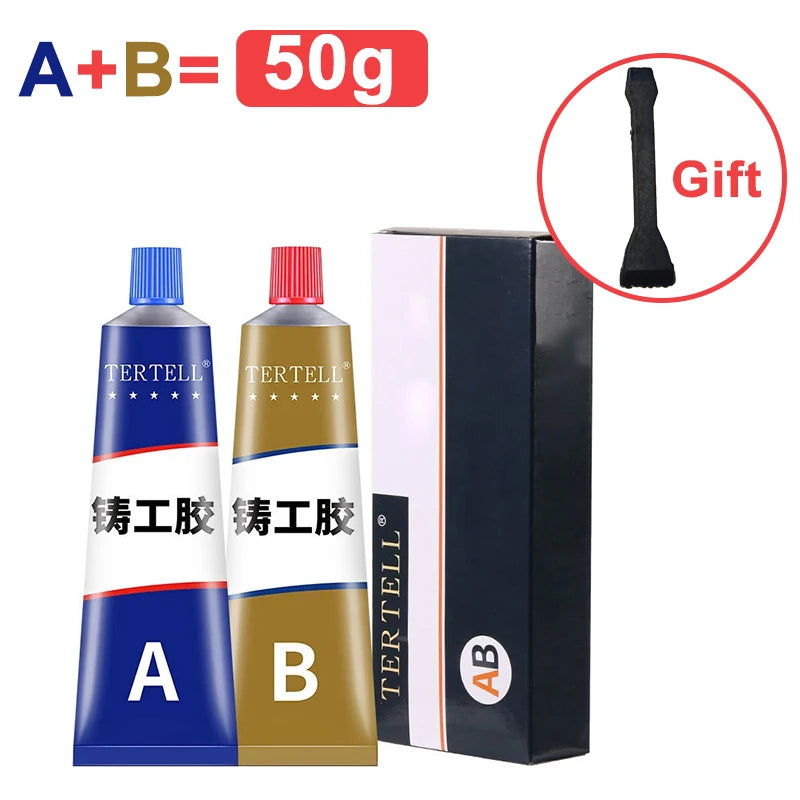 Metal Repair Paste Cold Weld Metal Repair Adhesive Bonding Sealant Extra Strong Glue Magic Repair Glue AB Casting Glue Liquid Oasis Select 50g