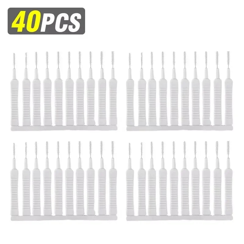 10-100pcs New Shower Head Cleaning Brush Washing Anti-Clogging Small Brush Pore Gap Cleaning Brush For Kitchen Toilet Phone Hole Oasis Select 40pcs