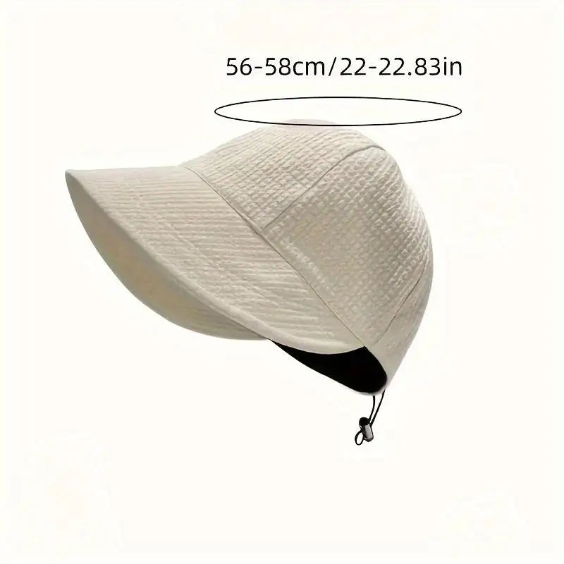 Summer Solid Color Bucket Hat for Women UV Protection Outdoor Sports Hat Casual Sun Hat Gift Lightweight Sun Protection Face Oasis Select