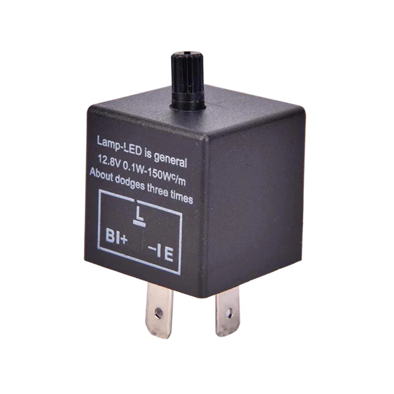 1pc 12V 3-Pin LED Adjustable Car Flasher Flash Relay For Turn Signal Light CF13 Oasis Select