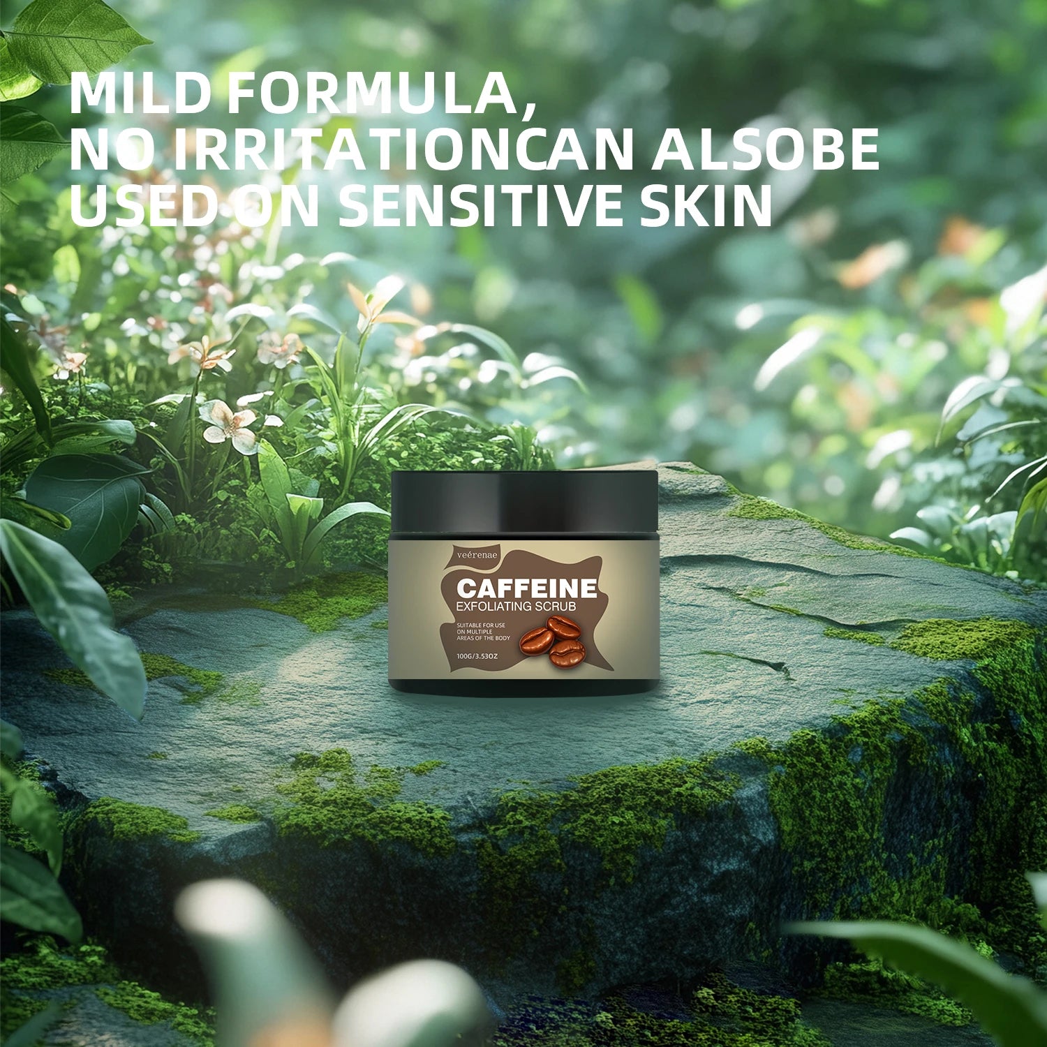 Veérenae Caffeine Exfoliating Face Scrub – All Skin Types