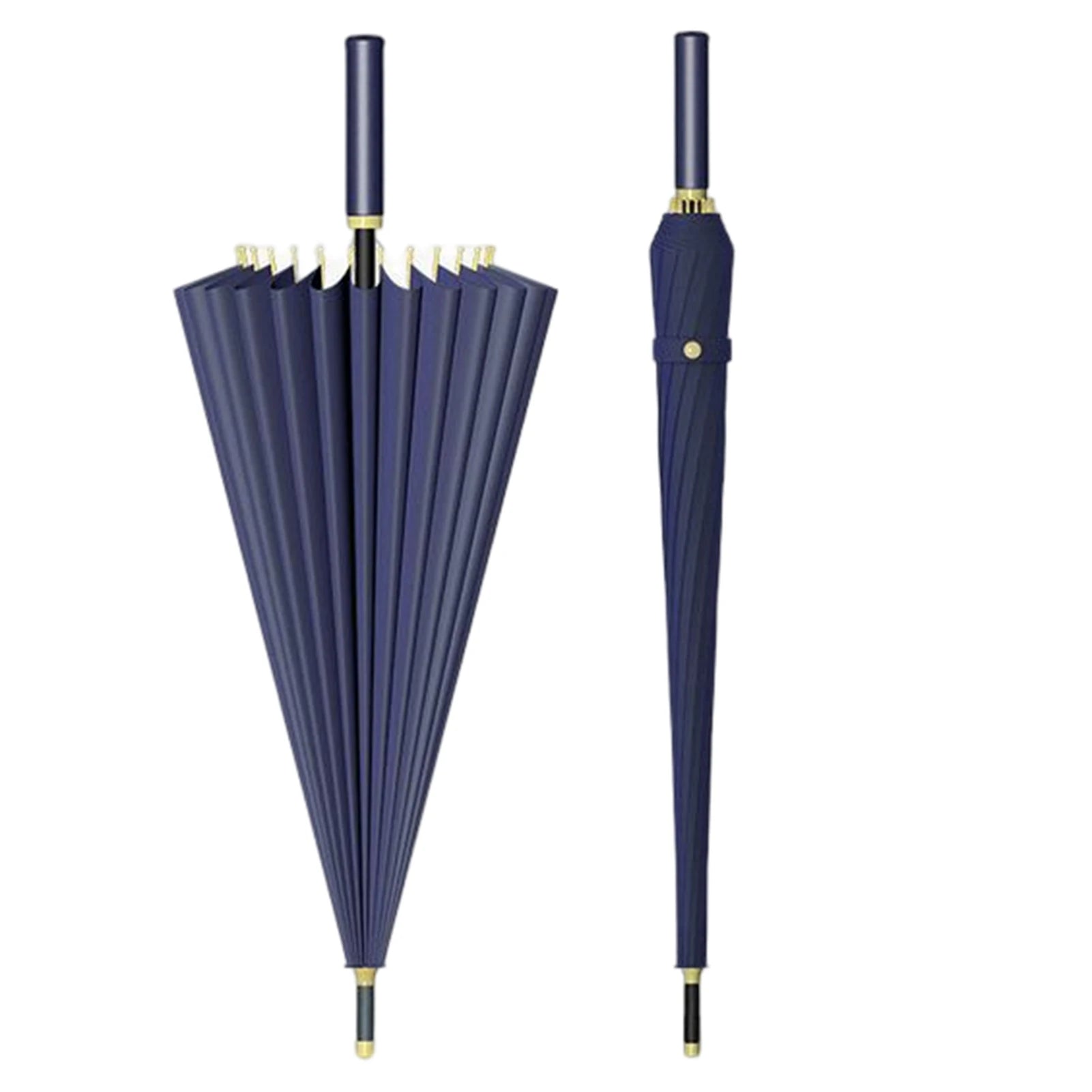 HOBBAGGO 24-Rib Auto Open Windproof All-Weather Umbrella