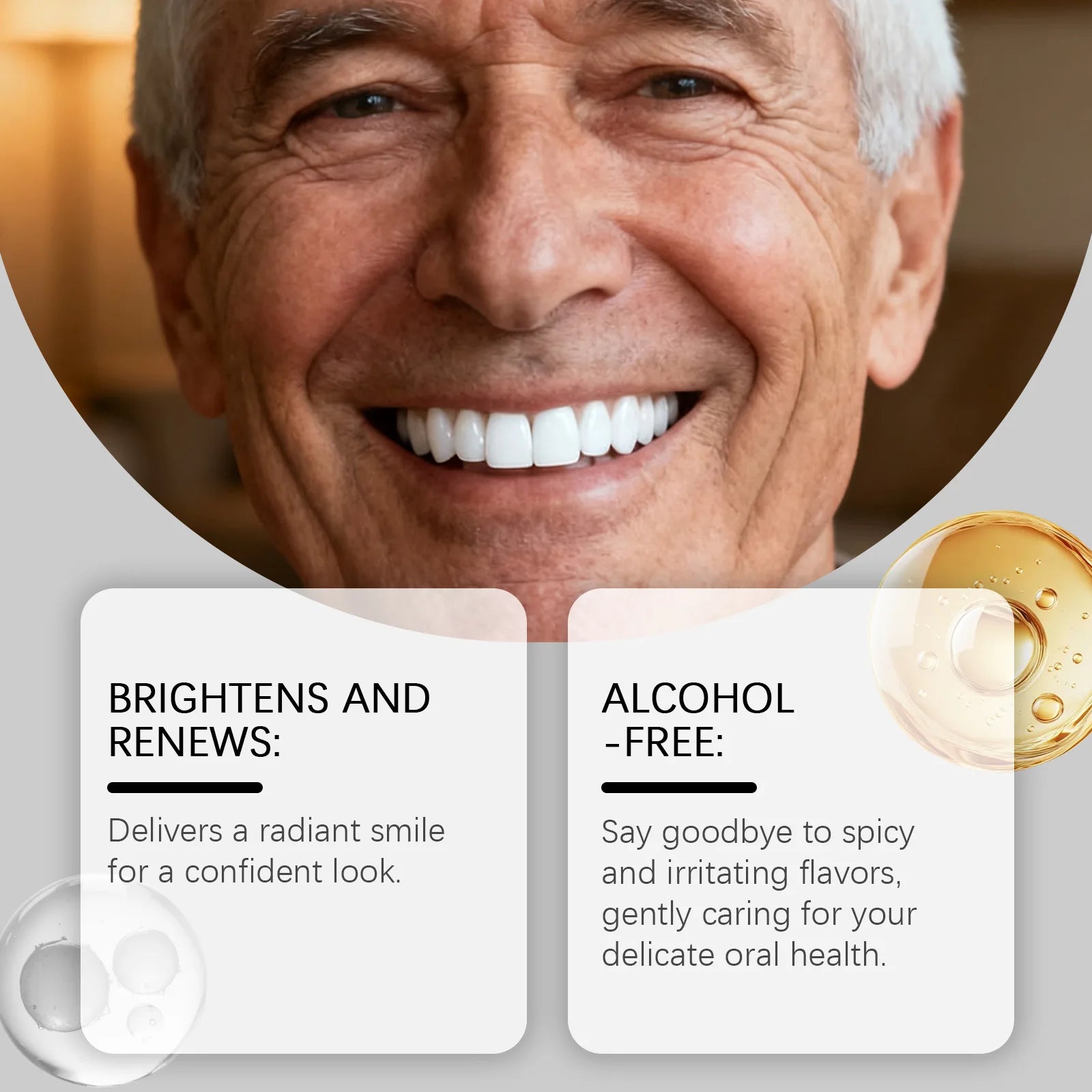 Teeth Whitening Mouthwash Quick Oral Cleansing Remove Mouth Bad Odor Reduce Teeth Stains Yellowing Refreshing Menthol Mouthwash Oasis Select