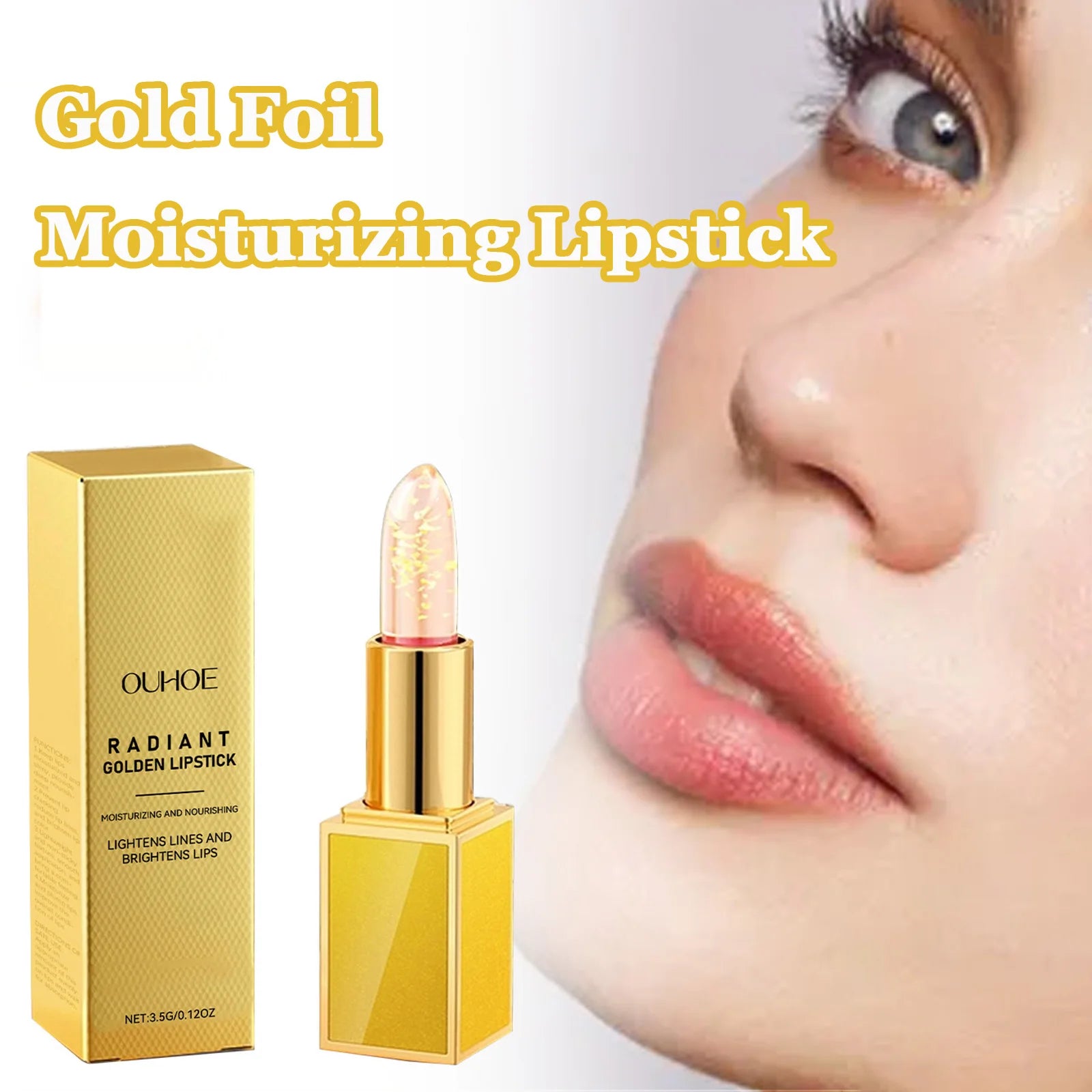 Gold Foil Moisturizing Lip Balm – Anti-Crack & Long-Lasting Moisturizing Lip Balm Oasis Select