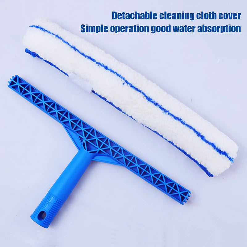 1Pc/1Set 35CM Window Cleaning Combo Squeegee & Microfiber Window Washer Shower Squeegees Window Glass Wiper Cleaning Tool Oasis Select