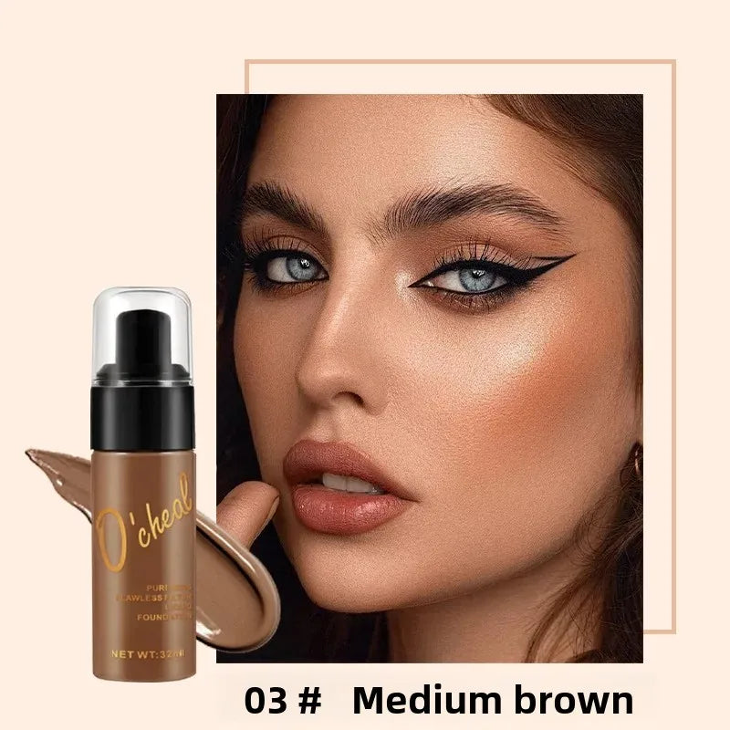 OCHEAL Full Coverage Liquid Foundation BB Cream – Dark Skin