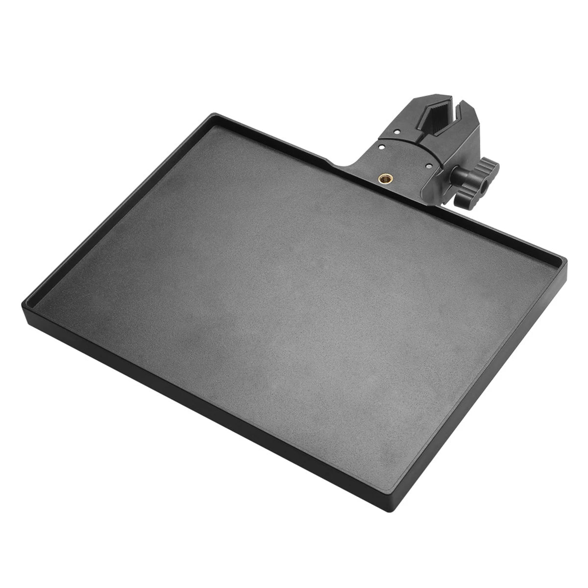 Meeting Rooms 22.5x16.5cm 8.85x6.5inch Microphone Stand Tray Compatible With Various Microphone Stands Microphone Stand Oasis Select Black