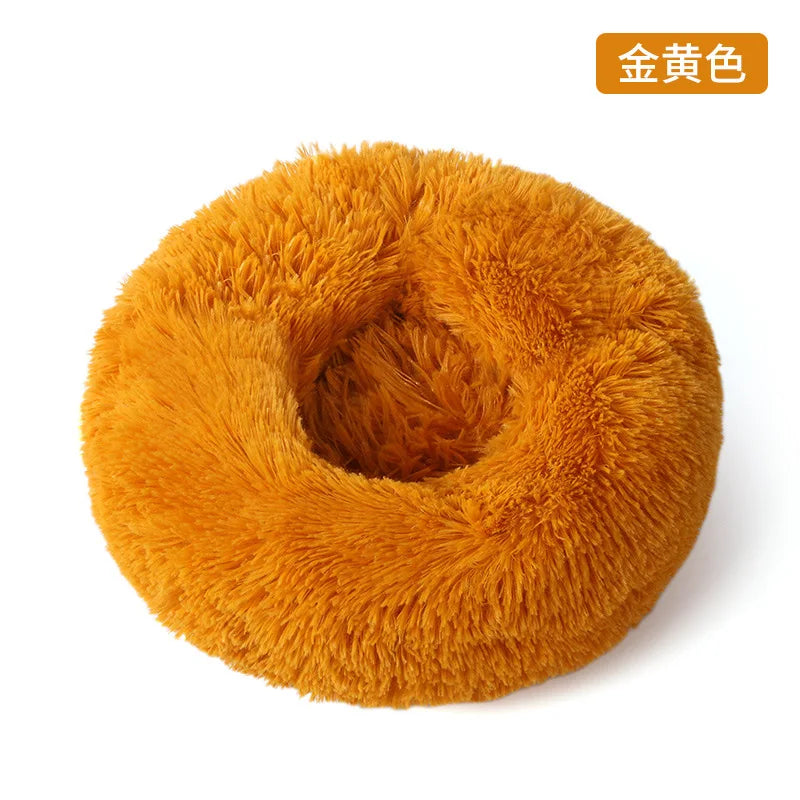 Plush Pet Bed Dogs Cats Winter Warm Long Nest Cozy Dog Mat Soft