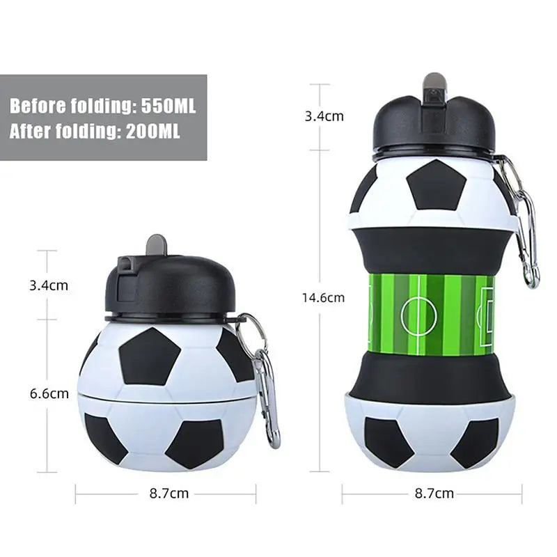 Foldable Leakproof Water Cup Mug, Portable Collapsible Bottle for Kids School, Basketball Football Golf Tennis Outdoor Sports Oasis Select A1