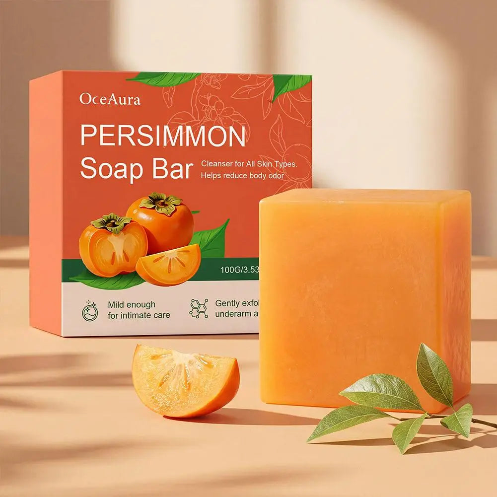 Persimmon & Green Tea Handmade Soap Bar – Face & Body Handmade Soap Bar Oasis Select