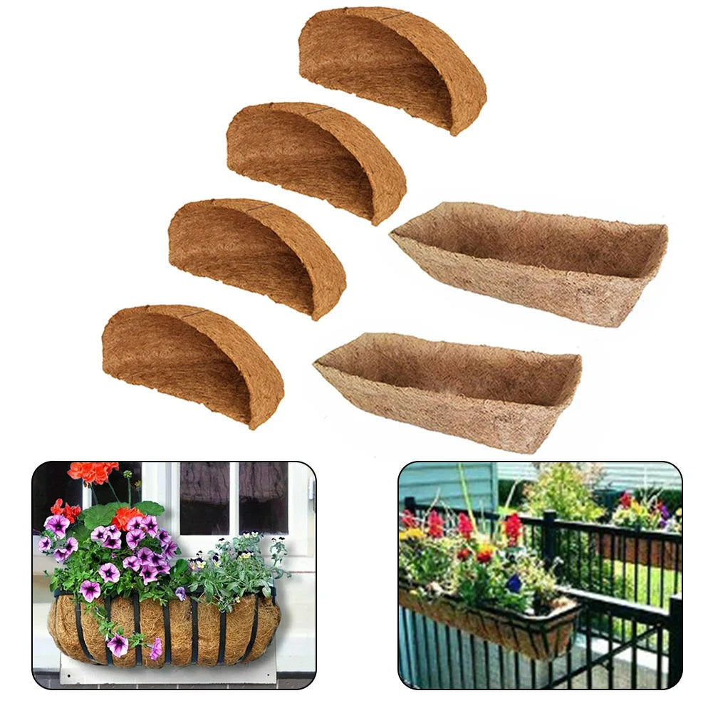 Round Coconut Fiber Hanging Basket Liner | Coir Garden Liner