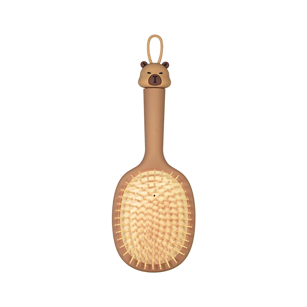 Capybara Air Cushion Hair Brush – Scalp Massage Comb Air Cushion Hair Brush Oasis Select TJ3175-10-Coffee-02