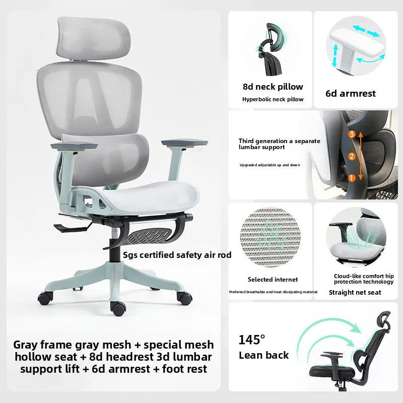 Uranson Ergonomic Chair Office Chair Study Chair Mesh Computer Chair Gaming Chair Rotating Oasis Select 1