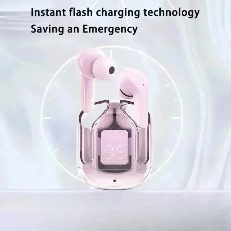 Original T2 TWS Transparent Wireless Bluetooth Headset HIFI Sound Wireless Earphones Quality Bluetooth for all smartphones Oasis Select
