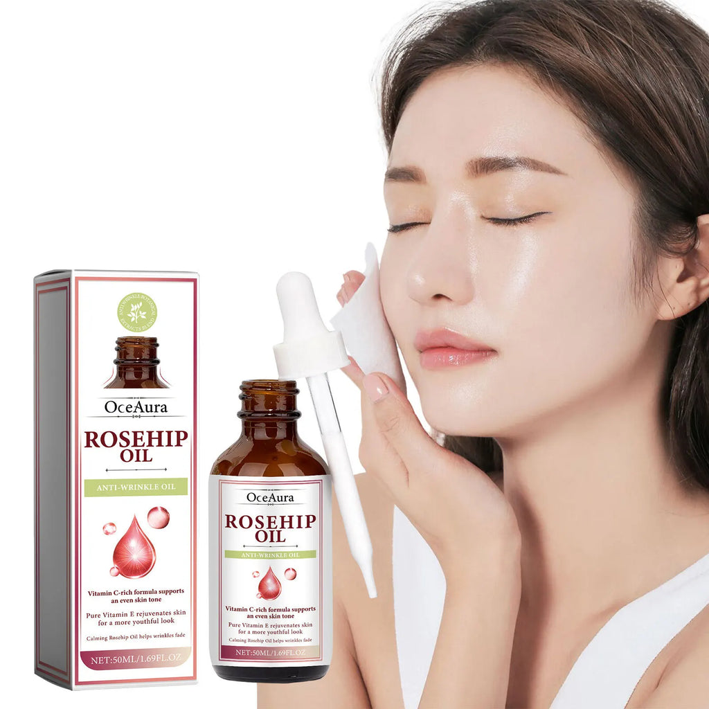 OceAura Rosehip Oil Face Serum – Fine Lines & Pore Firming 50ml Face Essence Serum Oasis Select