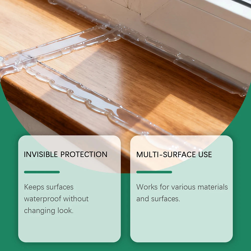 Clear Waterproof Silicone Sealant – Quick-Dry Adhesive Glue