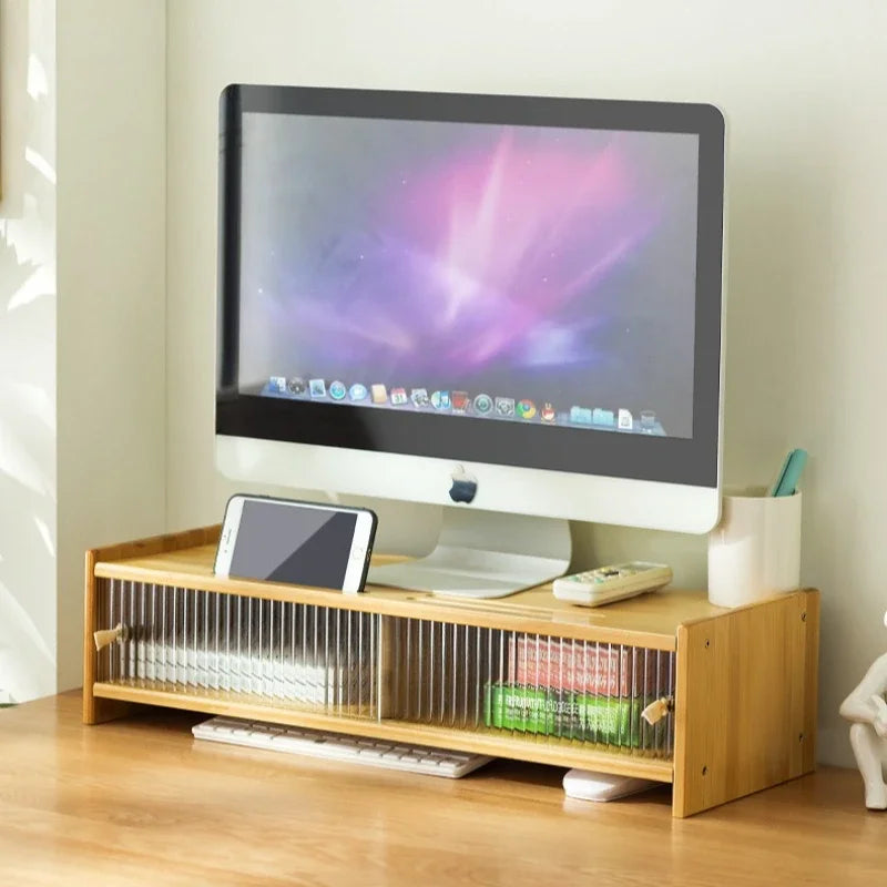 Multi-functional Computer Heightening Rack Monitor Bracket Bracket Heightening Base Desktop Desktop Storage Shelf Desk Shelf Oasis Select