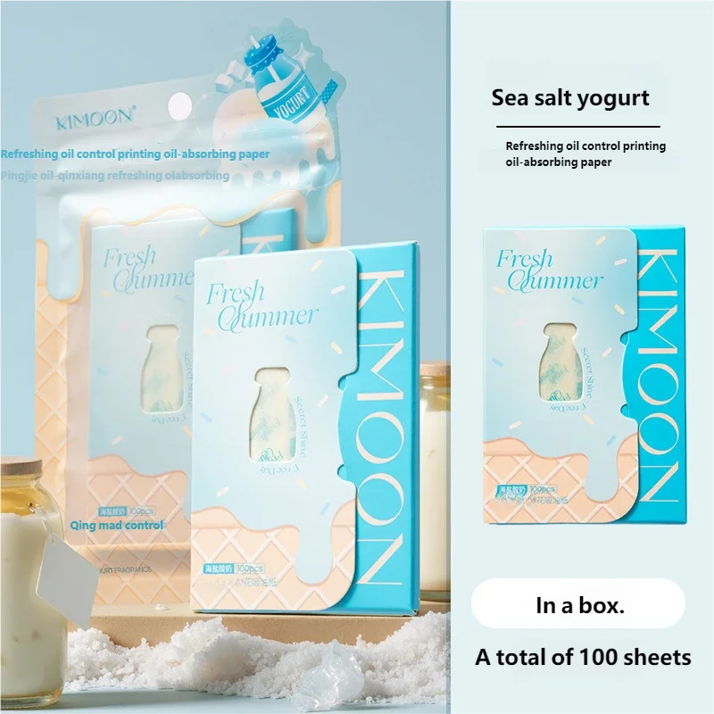 100pcs/1Packs Face Oil Blotting Paper Protable Matting Wipes Cleanser Facial Oil Control Oil-absorbing Face Cleaning Tools Oasis Select D