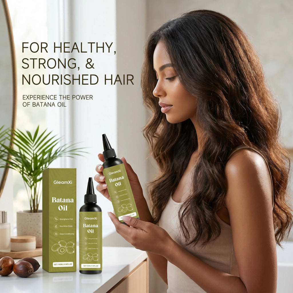 Batana Oil Hair Strengthening Oil,Scalp Nourishing & Deep Conditioning Dry,Damaged Hair Anti Frizz Repairing Hair Care Oasis Select