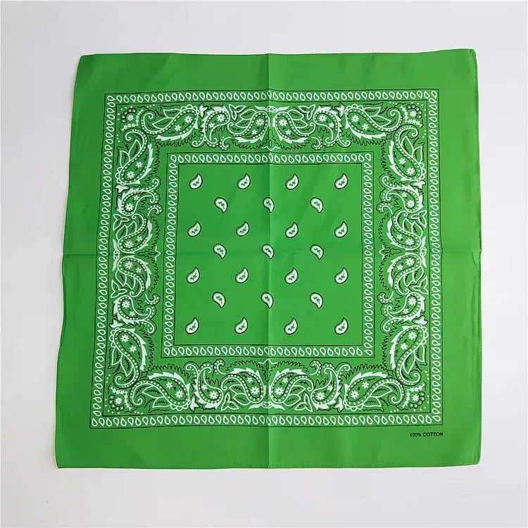 1 Bandana Kerchief Unisex Hip Hop Black Hair Band Neck Scarf Sports