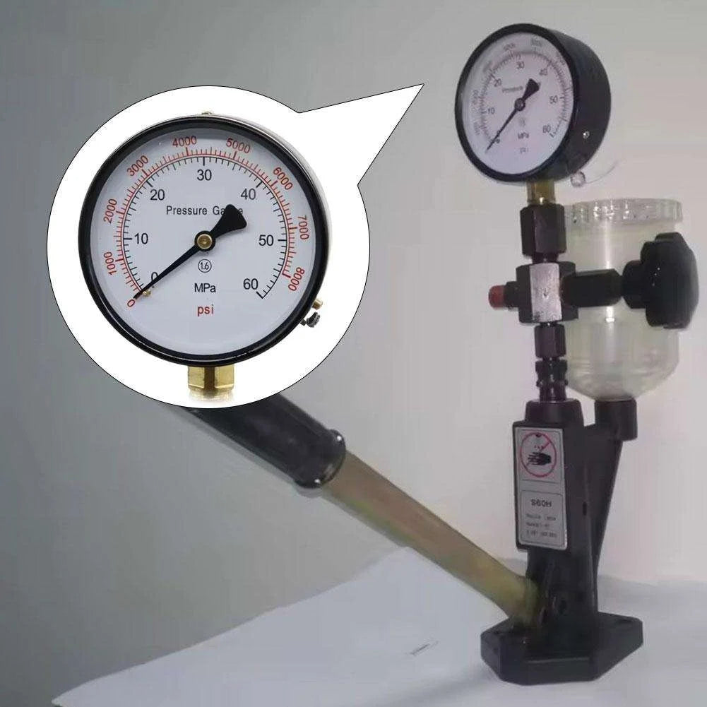 0-60Mpa Pressure Gauge for S60h Diesel Injector Nozzle Tester, 0-8000Psi Pressure Meter Testing Tool Oasis Select
