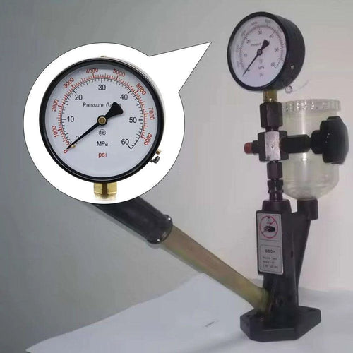 0-60Mpa Pressure Gauge for S60h Diesel Injector Nozzle Tester, 0-8000Psi Pressure Meter Testing Tool Oasis Select