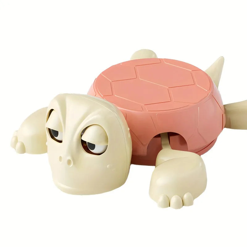 1pc Funny Turtle Coaster with "Oops!" Sound - Interactive Prank Toy for Desk, Novelty Office Home Decoration Gift Oasis Select